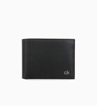 Calvin Klein Táskák & Kiegészítők HU313417 | Calvin Klein Bőr Billfold Férfi Pénztárca Fekete
